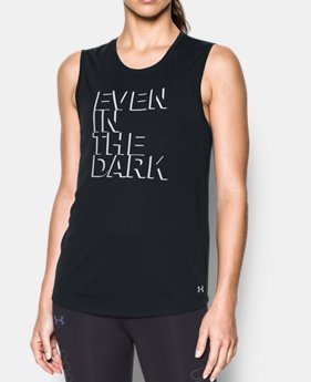 New Arrival Women's UA Even In The Dark Muscle Tank 1 Color $34.99