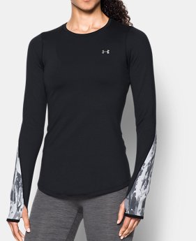 Women's ColdGear® Armour Graphic Crew 2 Colors Available $52.49