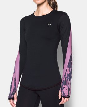 New Arrival Women's ColdGear® Armour Graphic Crew 1 Color $54.99