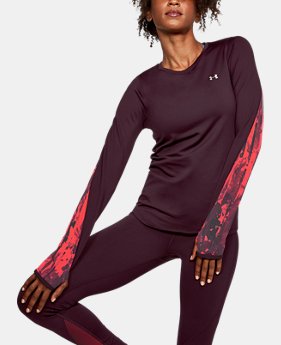 Women's ColdGear® Armour Graphic Crew 1 Color Available $32.99 to $41.99