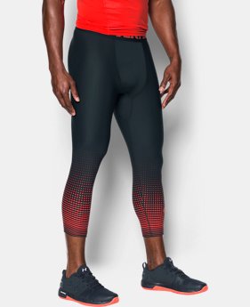 Men's HeatGear® Armour Graphic ¾ Leggings 4 Colors $34.99