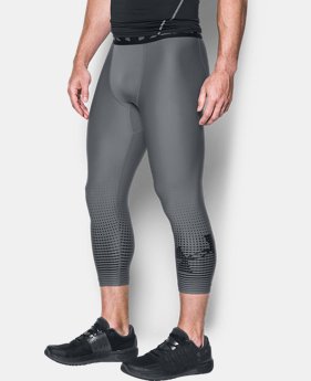 Men's HeatGear® Armour Graphic ¾ Leggings 6 Colors $34.99