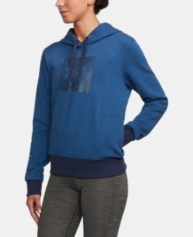 New Arrival Women's UA Threadborne™ Fleece Graphic Hoodie 1 Color $74.99