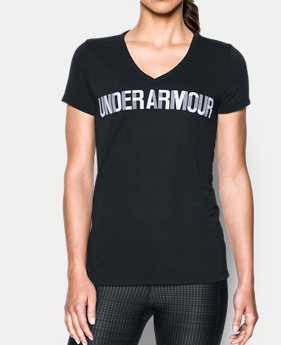 Women's UA Threadborne™ Graphic V-Neck 1 Color $39.99