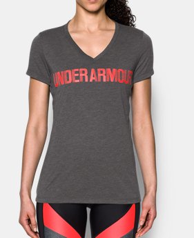 Women's UA Threadborne™ Graphic V-Neck 1 Color $39.99