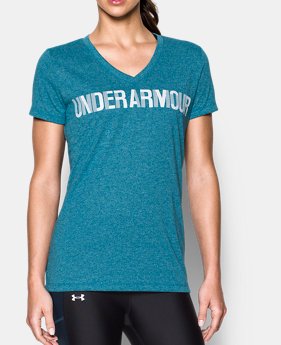 Women's UA Threadborneâ„¢ Twist Graphic V-Neck 1 Color $32.99