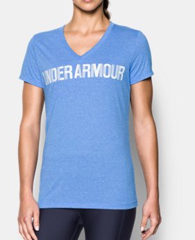 Women's UA Threadborne™ Twist Graphic V-Neck LIMITED TIME: FREE SHIPPING 3 Colors Available $23.99