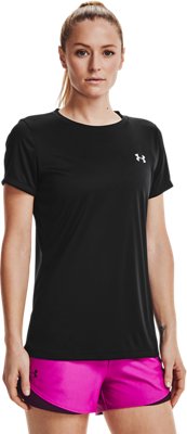 여성 UA 벨로시티 솔리드 크루 반팔