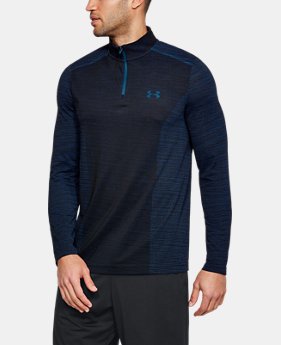 Men's UA Threadborne™ Seamless ¼ Zip 1 Color $59.99