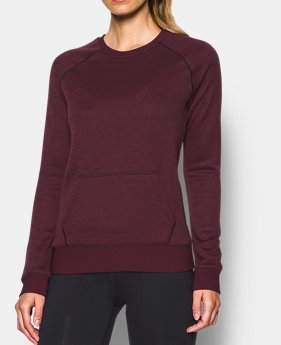 Women's UA Storm Sweaterfleece Crew 1 Color Available $41.99