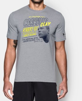 Men's UA x Muhammad Ali Cassius 3rd Bout T-Shirt 1 Color $34.99
