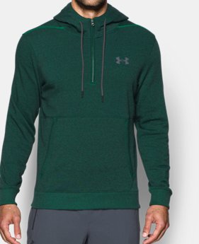 New Arrival Men's UA Threadborne™ Fleece ½ Zip Hoodie 1 Color $69.99