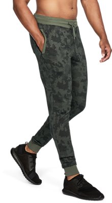 ua threadborne fleece stacked joggers