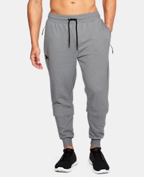 Best Seller Men's UA Threadborne™ Fleece Stacked Joggers 3 Colors Available $69.99