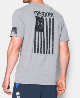 Best Seller Men's UA Freedom Flag T-Shirt 2 Colors Available $24.99