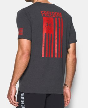 Best Seller Men's UA Freedom Flag T-Shirt 2 Colors $24.99
