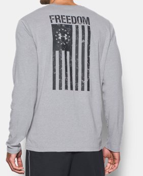 Men's UA Freedom Flag Long Sleeve T-Shirt 3 Colors Available $29.99