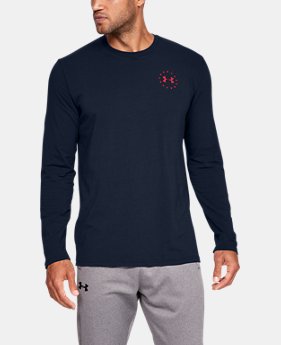 Men's UA Freedom Flag Long Sleeve T-Shirt 4 Colors Available $29.99