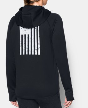 Women's UA Rival Freedom Flag Hoodie 1 Color $59.99
