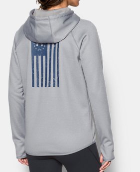 Women's UA Rival Freedom Flag Hoodie 1 Color $59.99