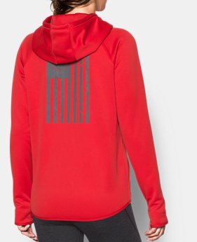 Women's UA Rival Freedom Flag Hoodie 1 Color $59.99