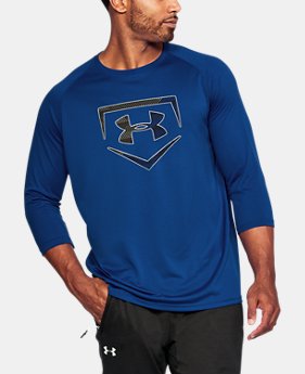 Men's UA Plate Logo ¾ Sleeve T-Shirt 1 Color Available $29.99