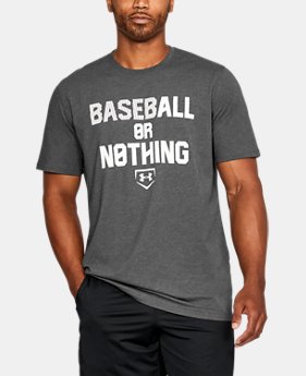 Men's UA Baseball Or Nothing T-Shirt 1 Color Available $22.49