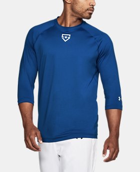 Men's UA Heater ¾ Sleeve T-Shirt 1 Color Available $39.99