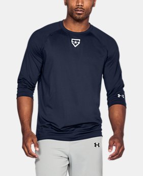Men's UA Heater ¾ Sleeve T-Shirt 1 Color $39.99