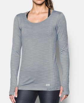 Women's UA Threadborne™ Seamless Space Dye Long Sleeve 1 Color Available $54.99