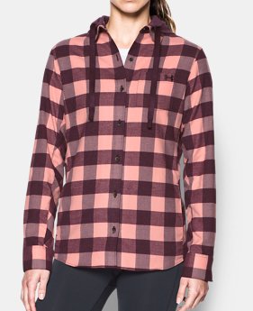 Women's UA Borderland Flannel Swacket 1 Color $84.99