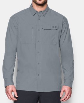 Men's UA Fish Hunter Solid Long Sleeve LIMITED TIME: FREE SHIPPING 3 Colors $79.99