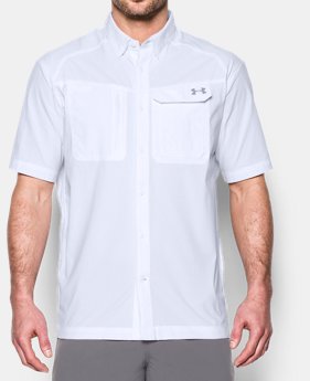 Men's UA Fish Hunter Solid Short Sleeve LIMITED TIME: FREE SHIPPING 7 Colors $69.99