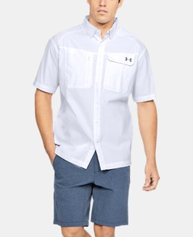 Men's UA Fish Hunter Solid Short Sleeve 1 Color $59.99