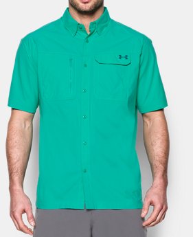 Men's UA Fish Hunter Solid Short Sleeve $33.74