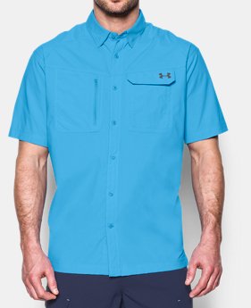 Men's UA Fish Hunter Solid Short Sleeve 2 Colors $33.74