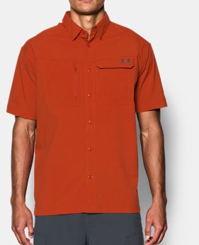 Men's UA Fish Hunter Solid Short Sleeve LIMITED TIME: FREE U.S. SHIPPING 4 Colors Available $44.39 to $44.99