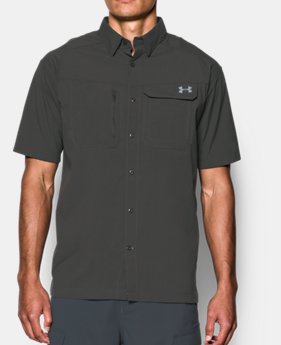 Men's UA Fish Hunter Solid Short Sleeve 1 Color $59.99