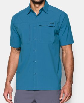 Men's UA Fish Hunter Solid Short Sleeve 1 Color $59.99