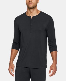 Men's Athlete Recovery Ultra Comfort Sleepwear Henley 1 Color Available $99.99