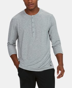 Best Seller Men's Athlete Recovery Ultra Comfort Sleepwear Henley 4 Colors Available $99.99