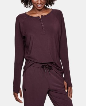 Women's Athlete Recovery Ultra Comfort Sleepwear Henley 1 Color Available $99.99