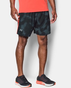 Men's UA Launch SW Printed 7'' Shorts 4 Colors $39.99