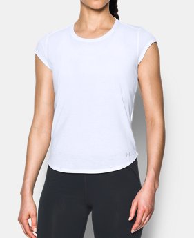 New Arrival Women's UA Threadborneâ„¢ Mesh Short Sleeve 1 Color $34.99