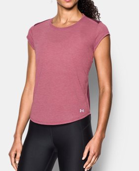 New Arrival Women's UA Threadborneâ„¢ Mesh Short Sleeve 1 Color $34.99