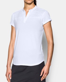 Women's UA Mandarin Jacquard Polo Shirt 1 Color $64.99