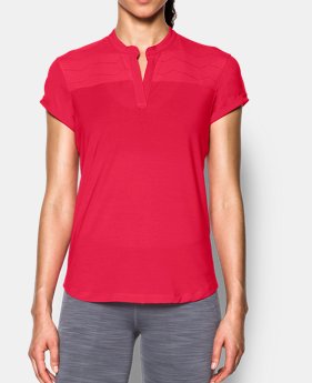 Women's UA Mandarin Jacquard Polo Shirt 4 Colors Available $38.99 to $48.99