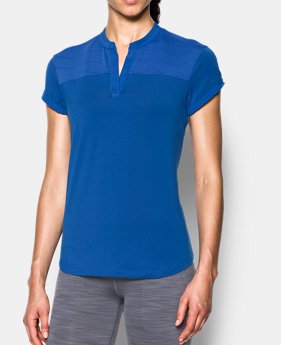 Women's UA Mandarin Jacquard Polo Shirt 2 Colors $64.99