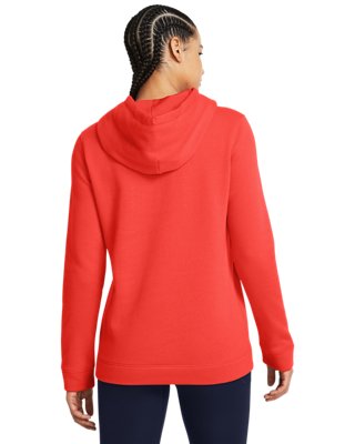under armour hoodie women orange