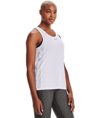 Women's UA Game Time Tank, White, pdpMainDesktop image number 0